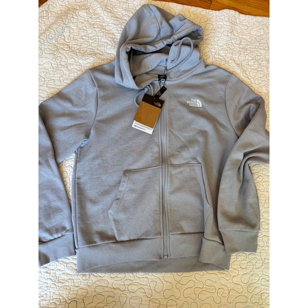 The North Face Womens Evolution SD Full Zip Hoodie Blue Flax Size Small
